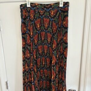 FARM rio panther pleated skirt